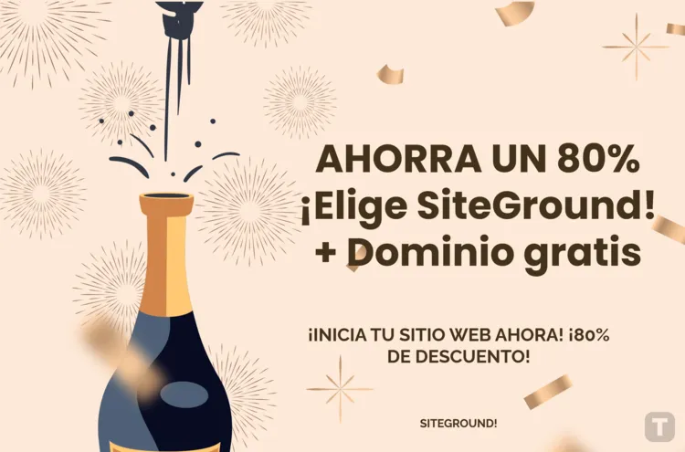Cupón de descuento de SiteGround: 80% de descuento (últimos días)
